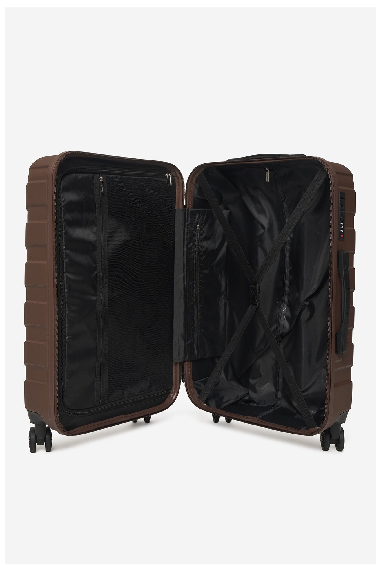 Валіза Gino Rossi CEO-GIN-MS-002-M BROWN КОРИЧНЕВИЙ