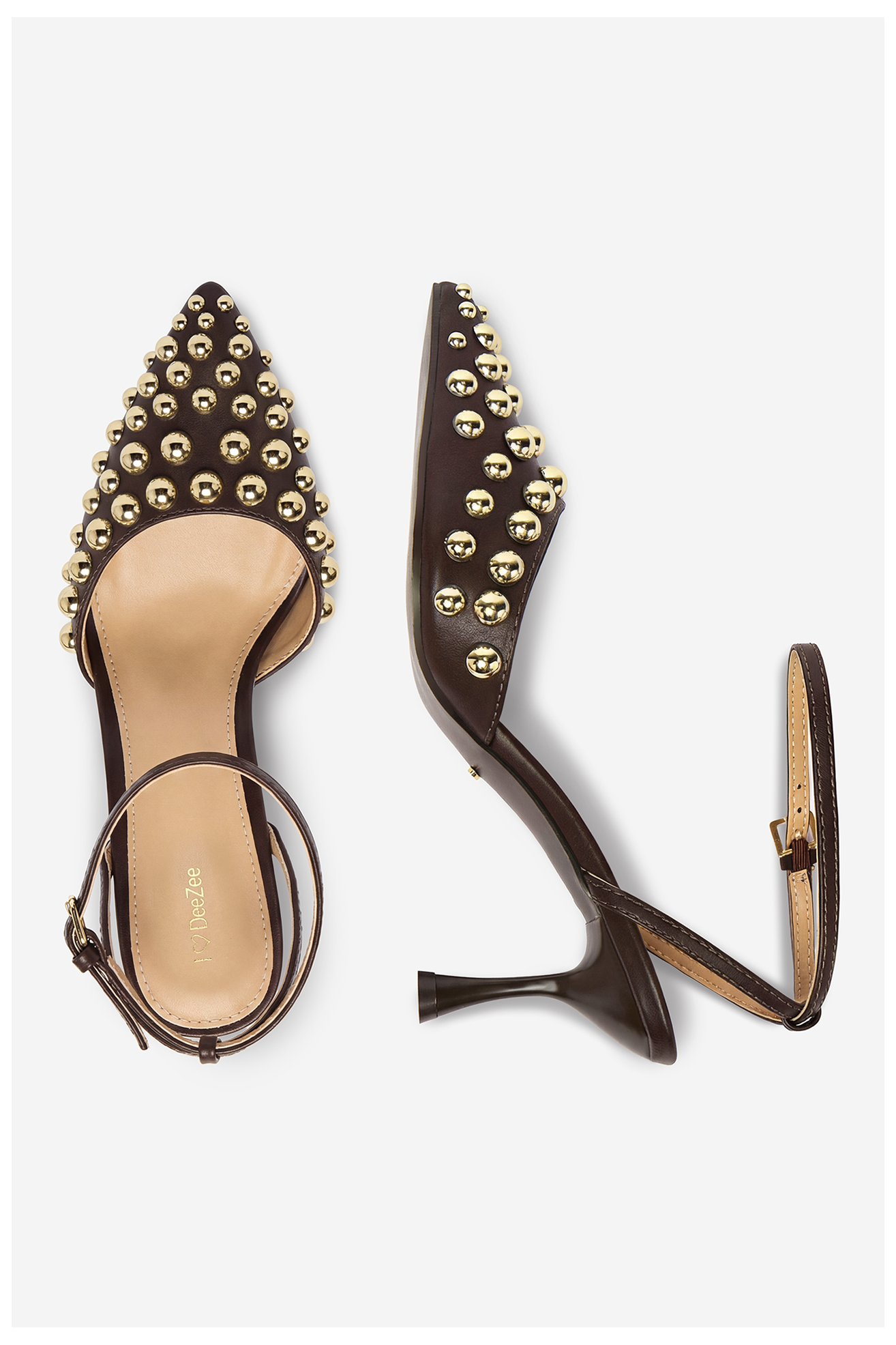 Cipele na štiklu DeeZee CEO-HY0570-1 BRAON