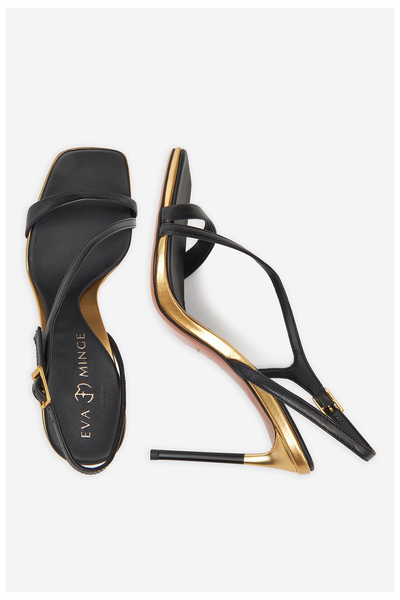 Szandál EVA MINGE ROSEMARY-LT1520-2 FEKETE