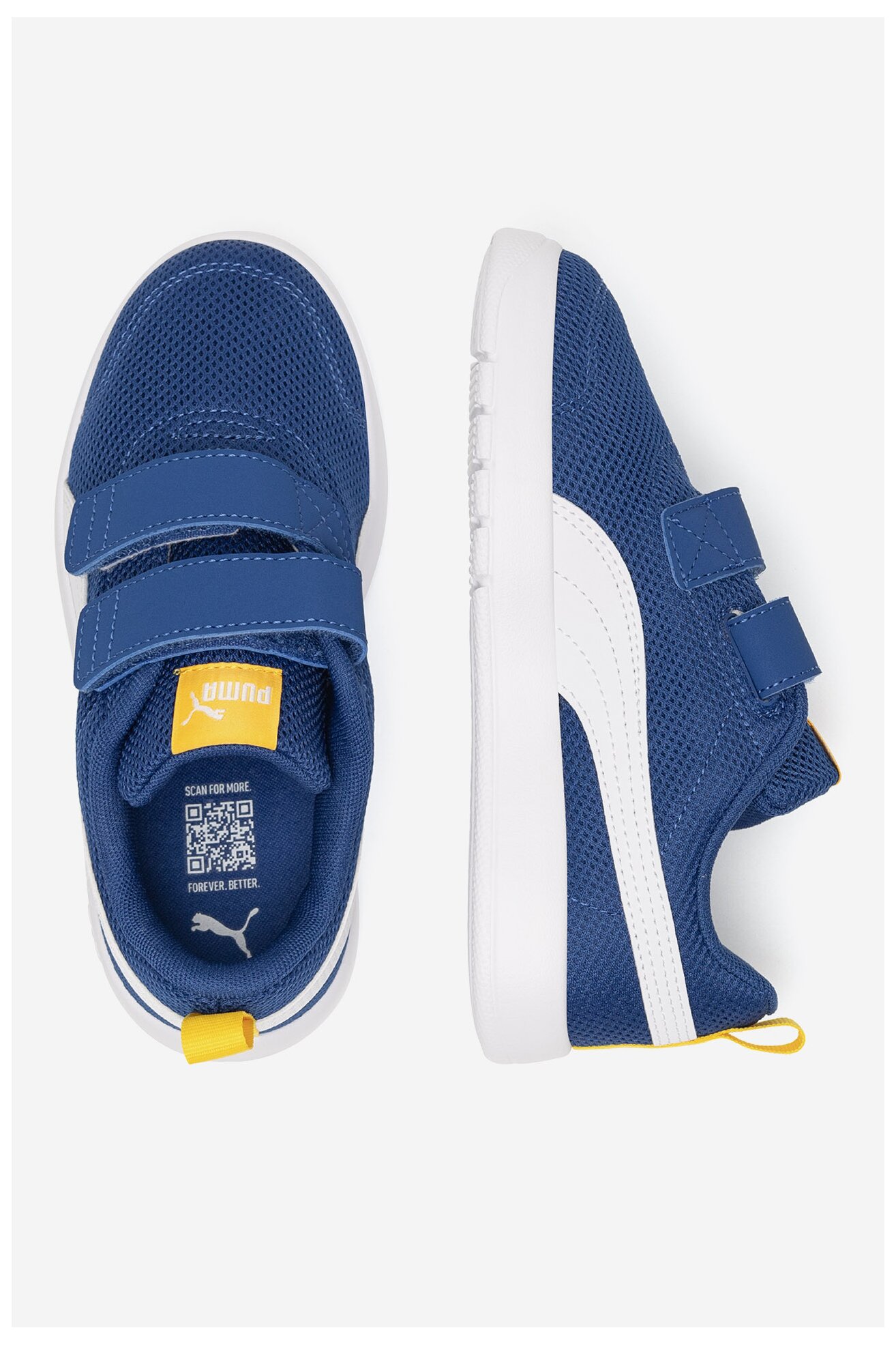 Obuwie sportowe Puma EO-COURTFLEX V3 MESH INF 39808605 Niebieski