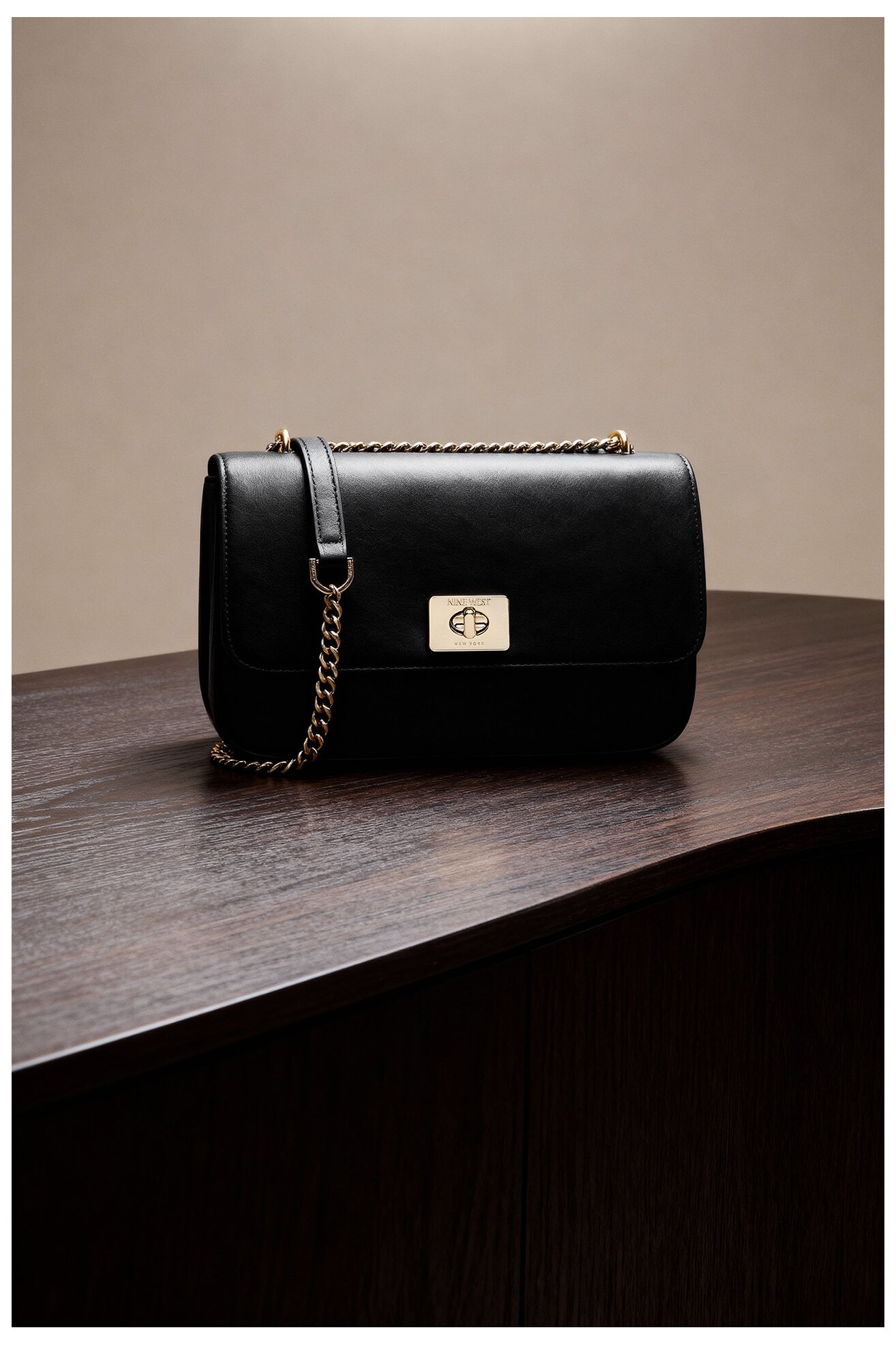 Kézitáska NINE WEST CEO-TENNESSEE-I-LDA8206 FEKETE