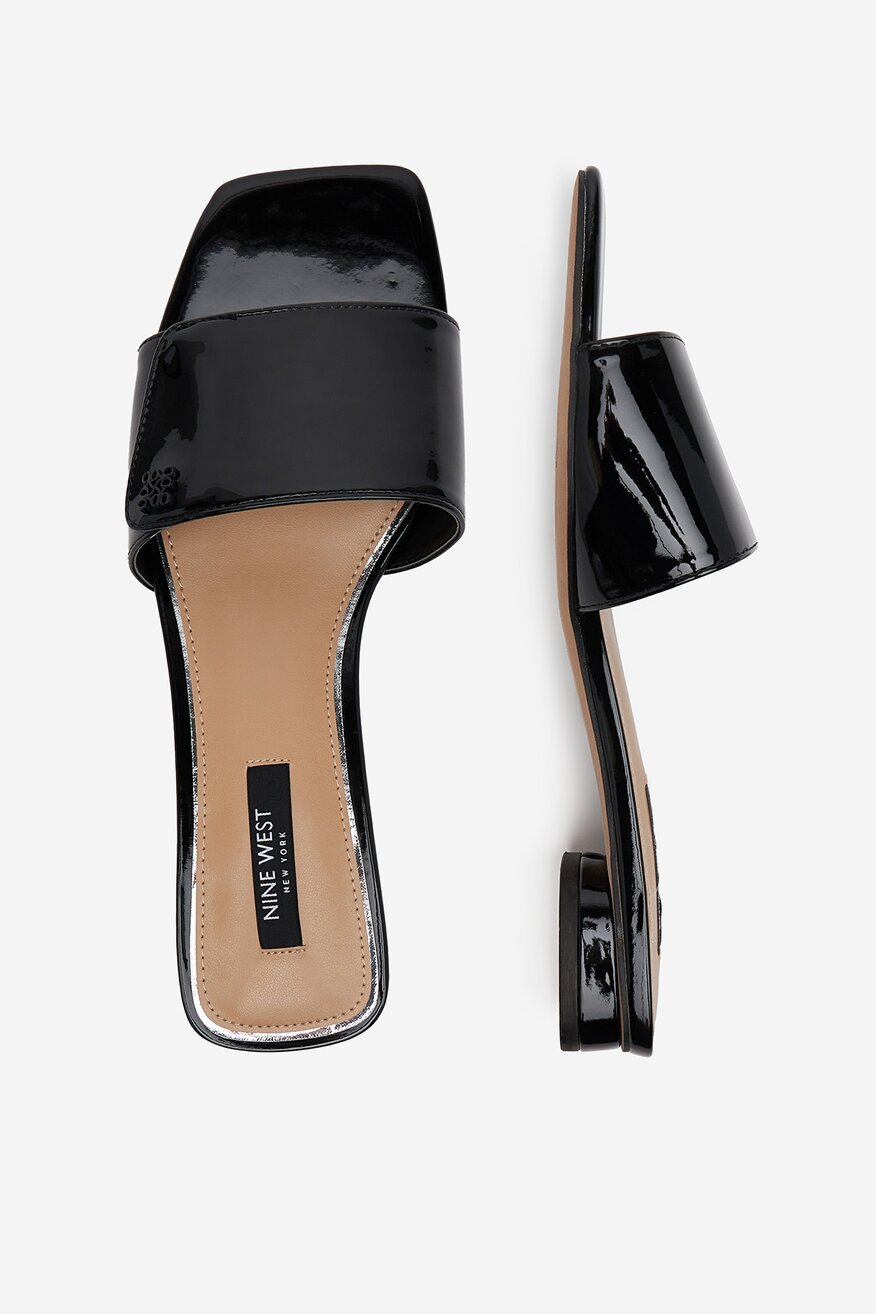 Șlapi NINE WEST NEGRU - 5906751037423