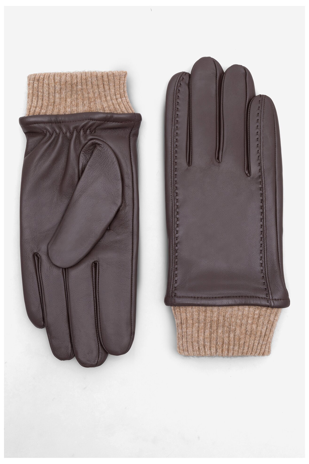 Мъжки ръкавици Lasocki 2M6-001-AW23 КАФЯВ