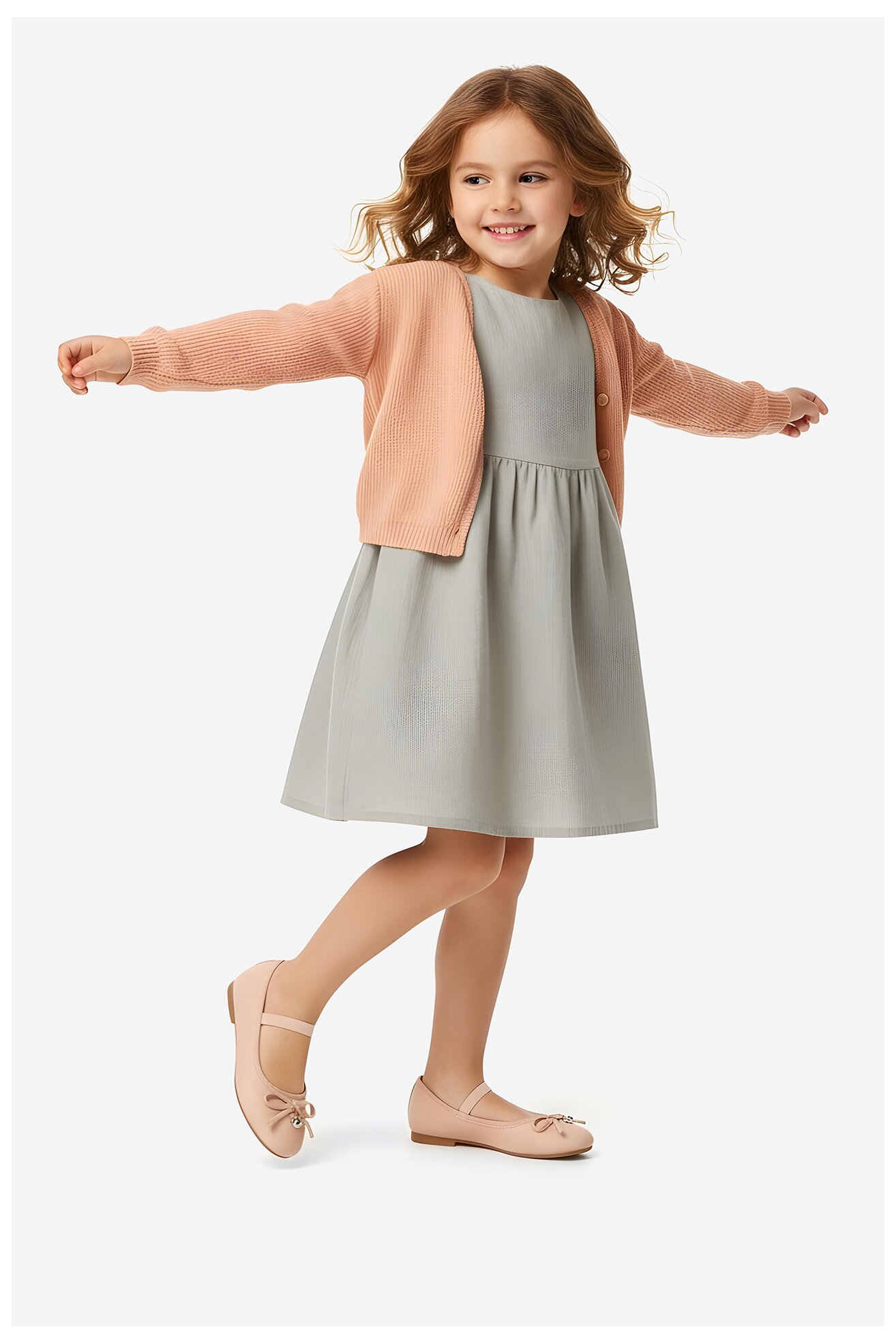 Baleriny DeeZee CEO-CS21273-03 Beżowy