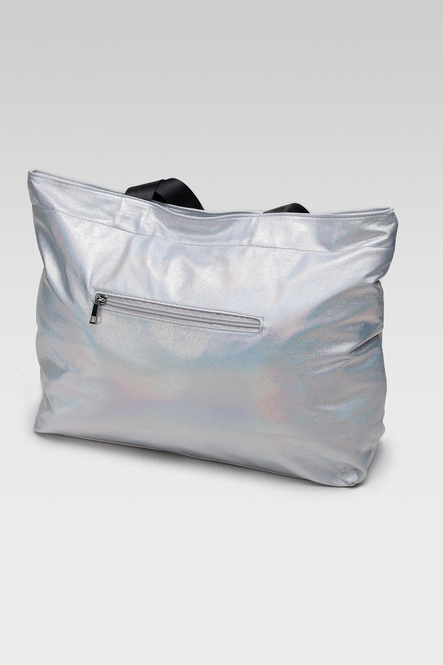 Sprandi - Torebka na ramię metaliczna srebrna - 5904248213213