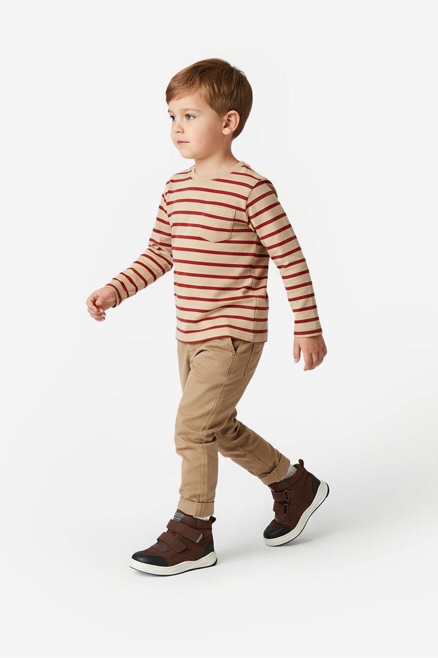 Šněrovací vyšší obuv Lasocki Kids HNĚDÁ - 5906751199985