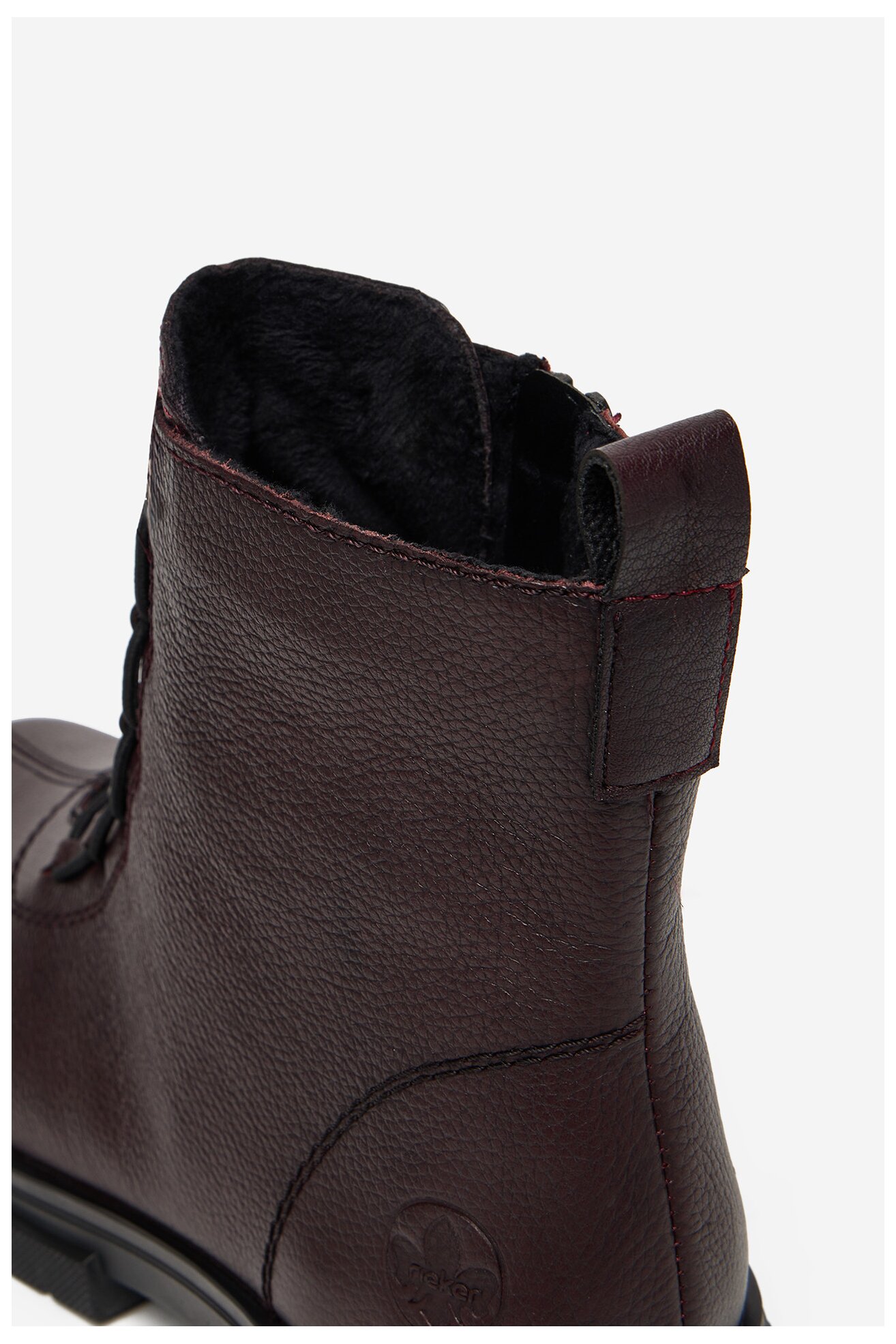 Trzewiki Rieker Y7150-35 Bordowy