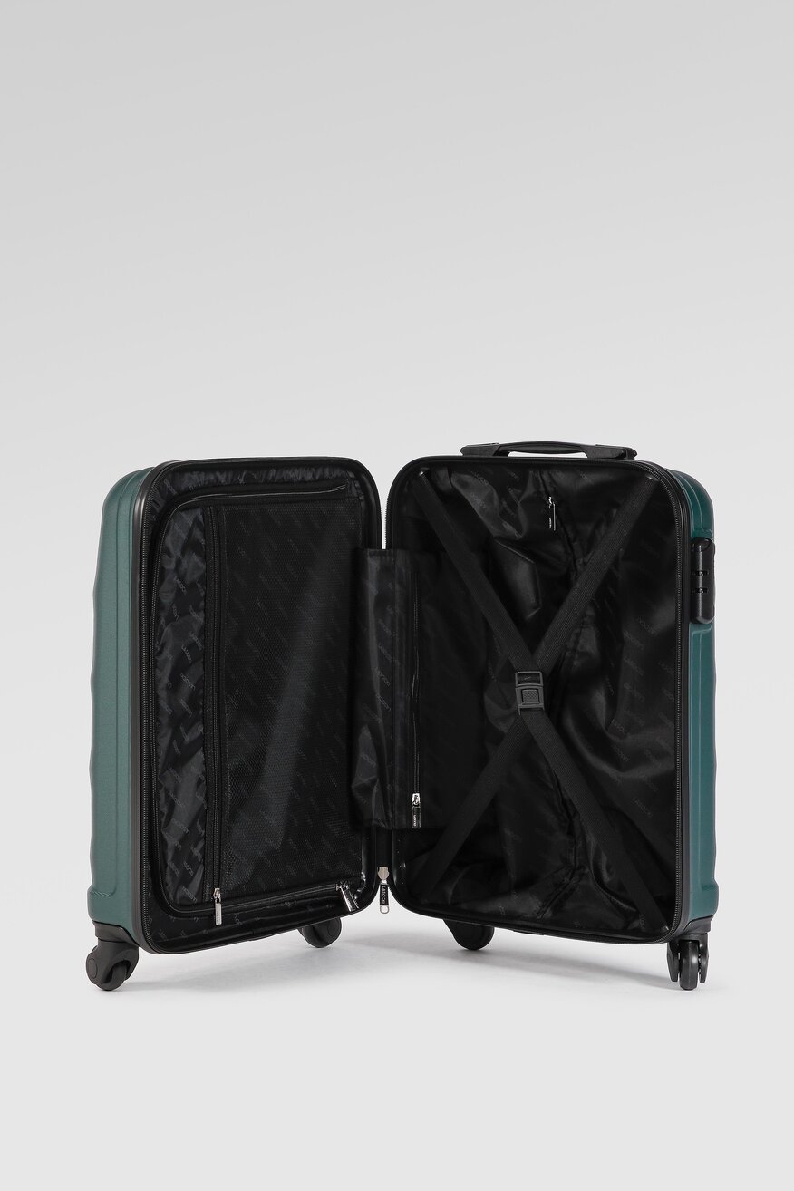 
                Lasocki - Mała twarda walizka zielona - 5904248369484