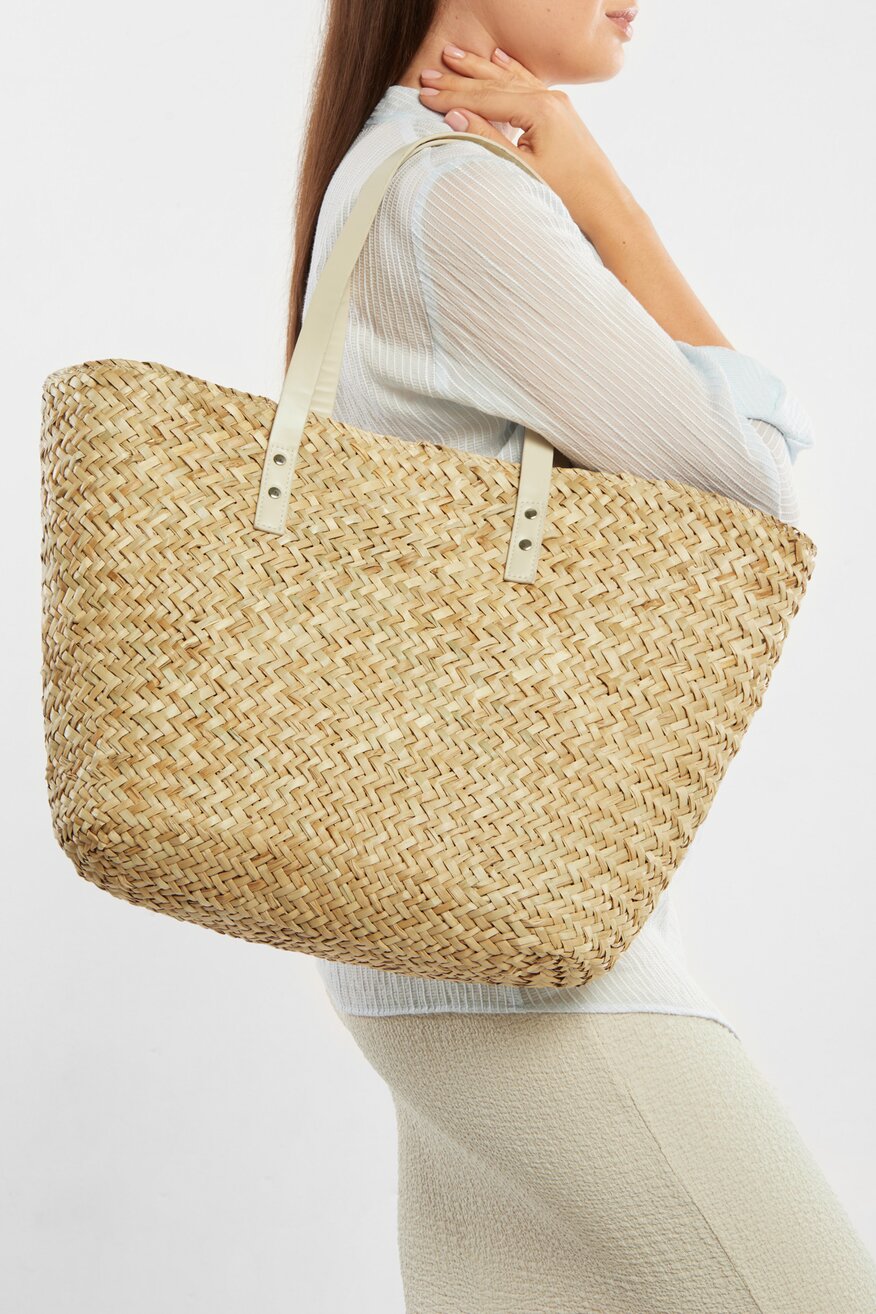 
                DeeZee - Torebka duża shopper pleciona - 5905588601715