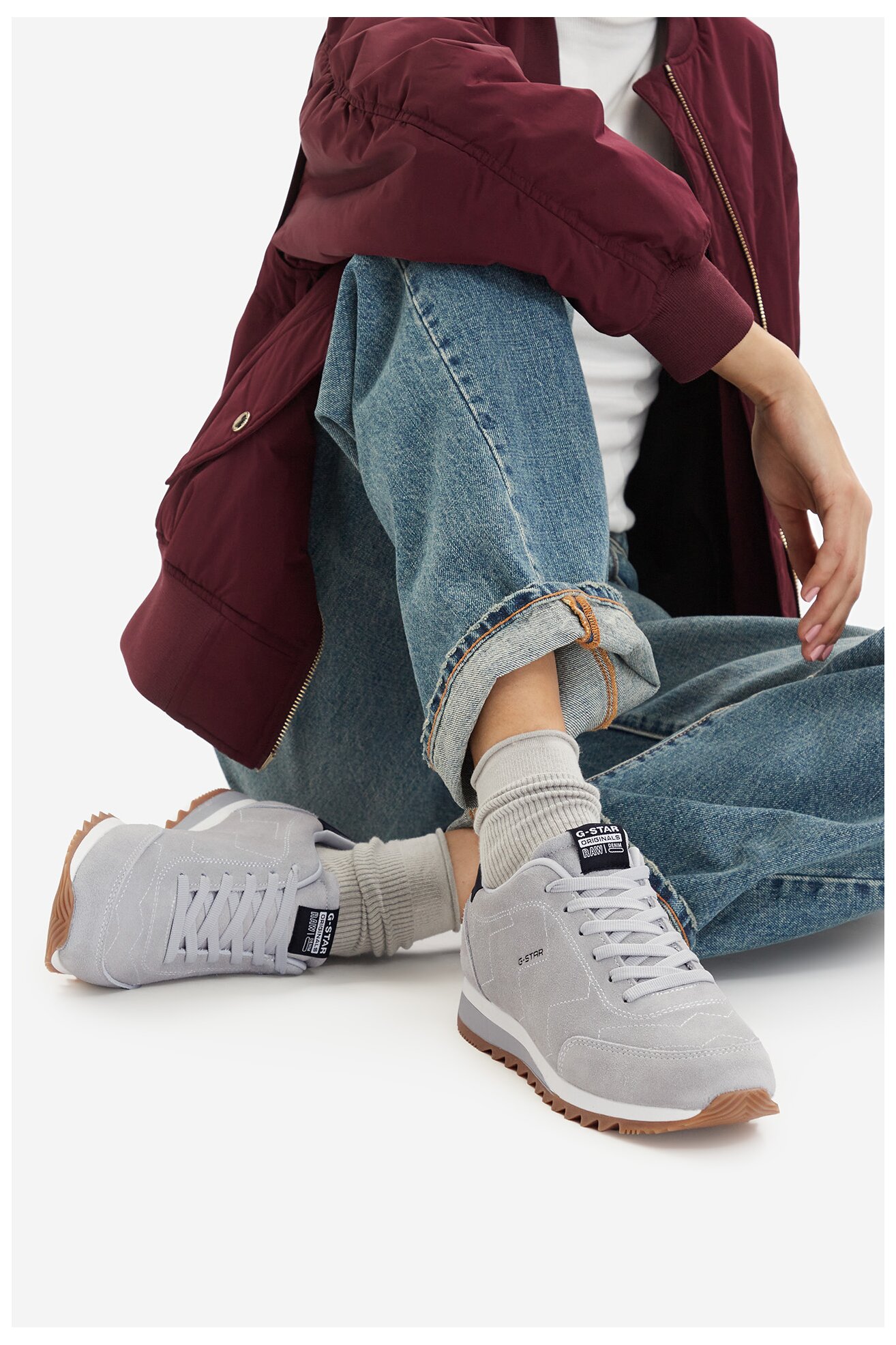 Sneakers G-STAR RAW CEO-25SCW160 Szary