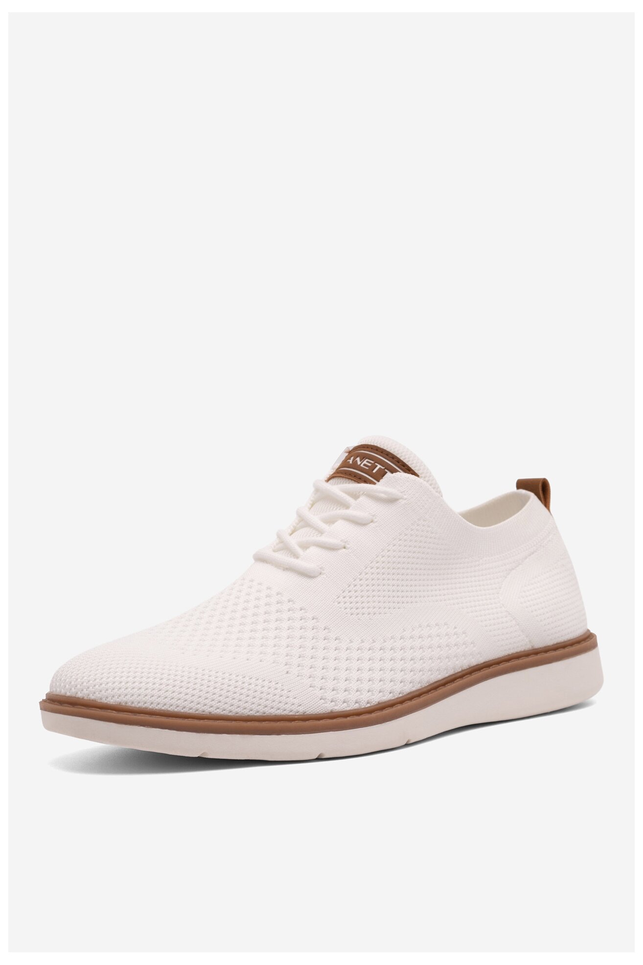 Półbuty Lanetti MP07-21796-01 Biały