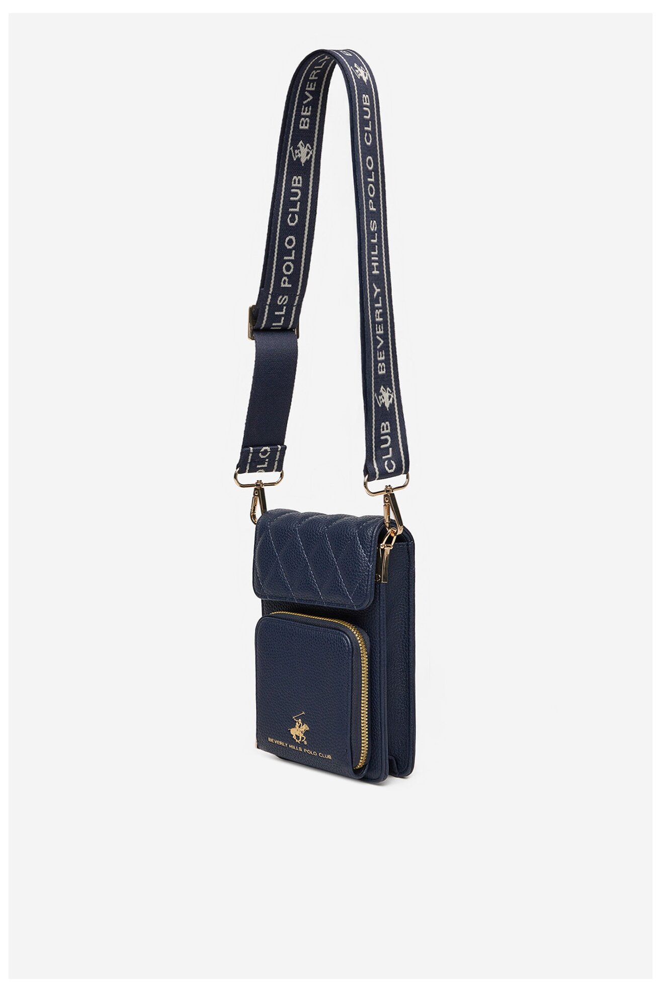 Kézitáska Beverly Hills Polo Club BHPC-L-007-07 SÖTÉTKÉK