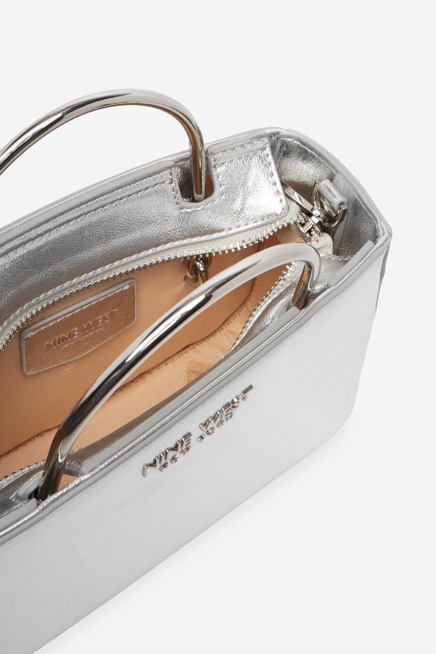 
                Сумка З Ремінцем NINE WEST СРІБНИЙ - 5906751882283