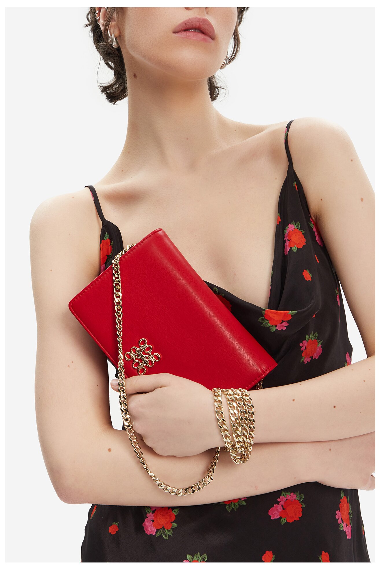 Geantă de mână NINE WEST RZ-01 NW ROŞU