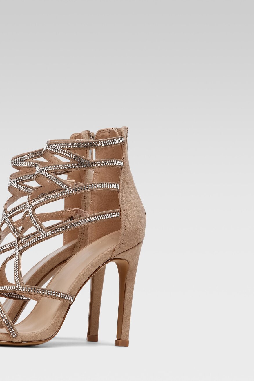 Jenny Fairy - Sandały na szpilce - 5904248833671