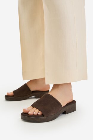 Шльопанець Gino Rossi EO-LZRL0558-84 ТЕМНО-КОРИЧНЕВИЙ