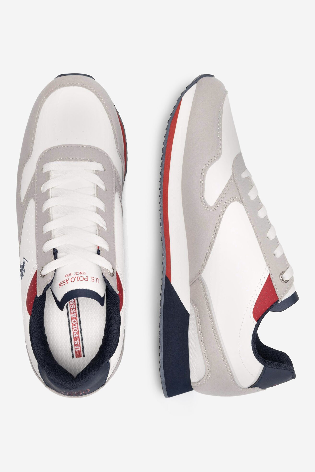 Sneakers U.S. POLO ASSN. NOBIL003M/CHY4 Biały