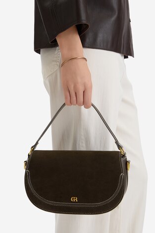 Сумка З Ремінцем Gino Rossi EO-LUIZA КОРИЧНЕВИЙ