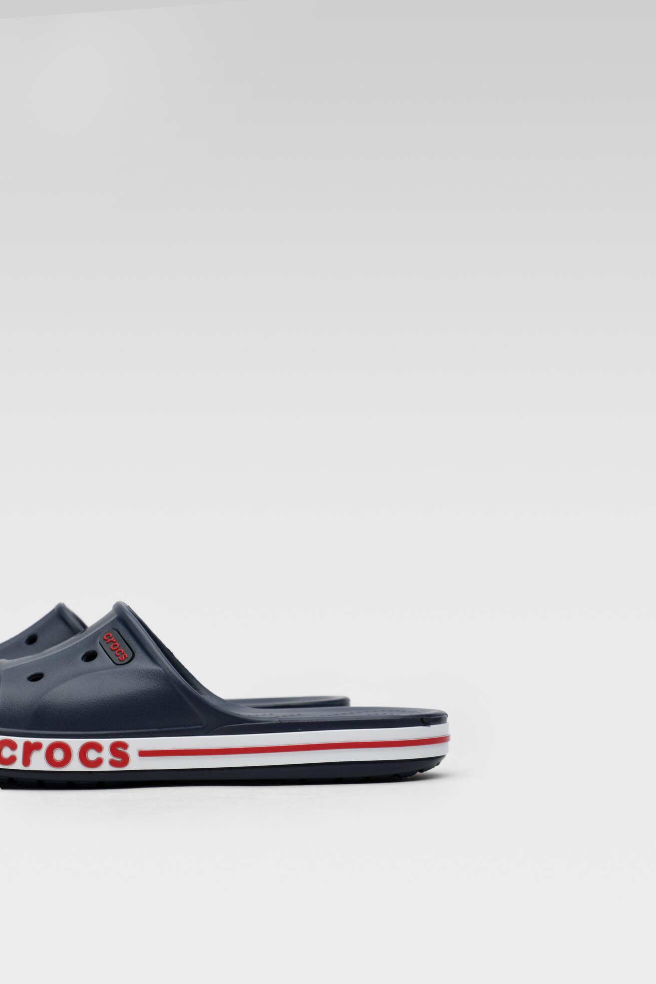 Klapki basenowe Crocs BAYABAND SLIDE 205392-4CC Granatowy