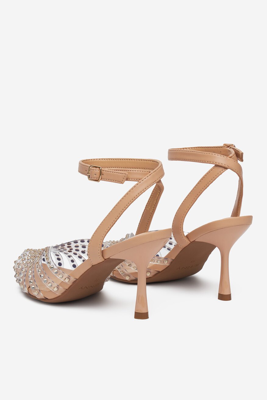 Pantofi cu toc Jenny BEJ - 5906751008942