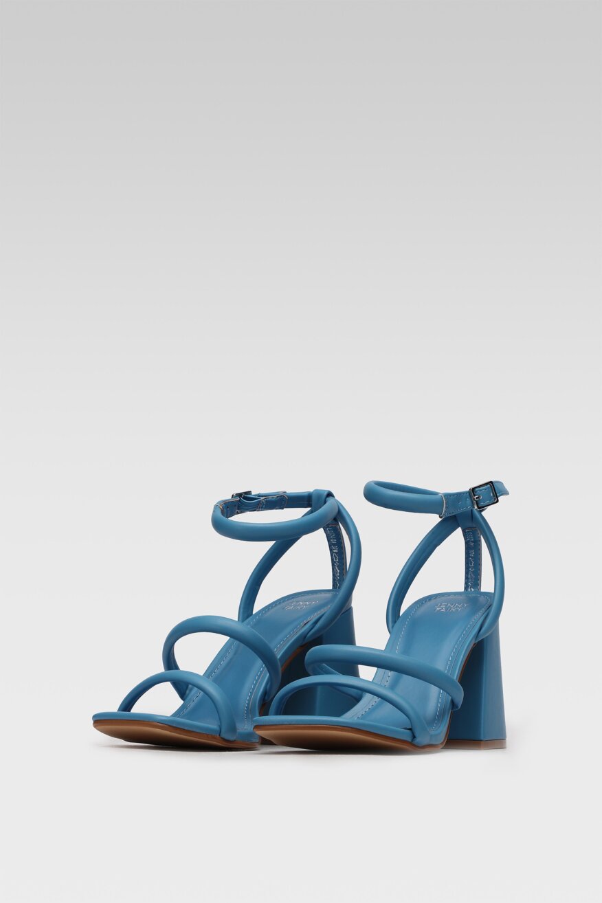
                Jenny Fairy - Sandały na obcasie niebieskie - 5903698610238
