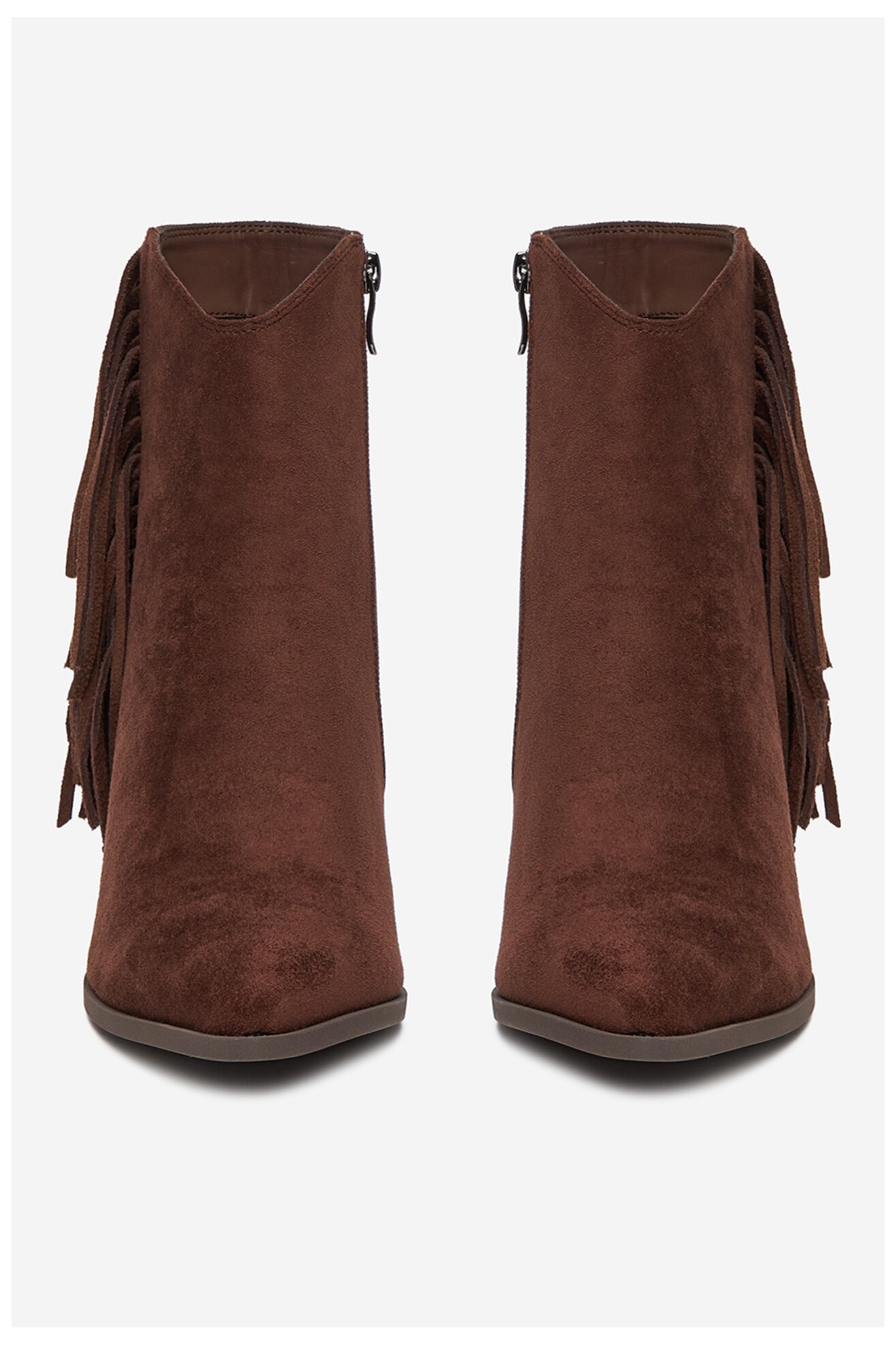 Kotníková obuv DeeZee CEO-R25AW09076 HNĚDÁ