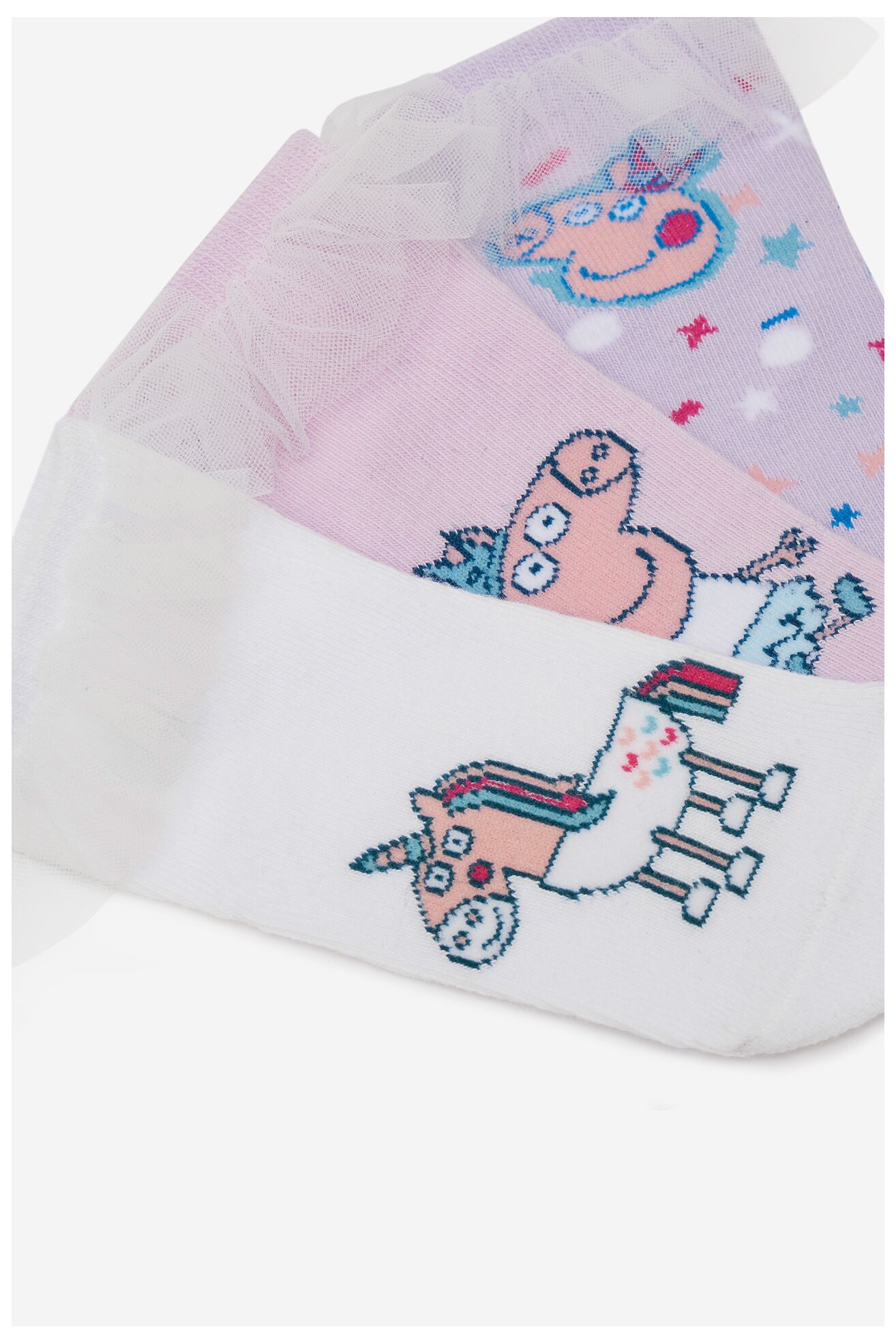 Zokni PEPPA PIG ACCCS-SS25-205PP(3-PACK) VILÁGOS RÓZSASZÍN