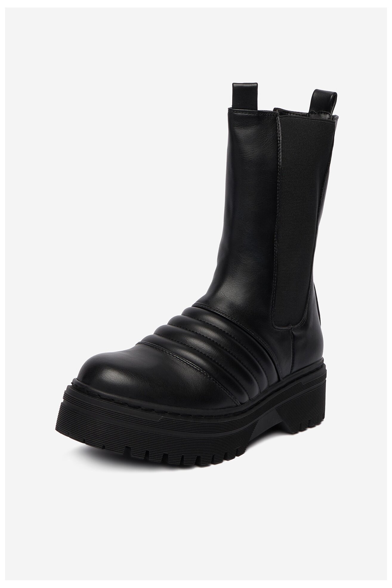 Ghete DeeZee 12888-5-BLACK PU NEGRU