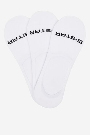 Шкарпетка G-STAR RAW AS_G-STAR_S_124_SS25 (3-PACK) БІЛИЙ