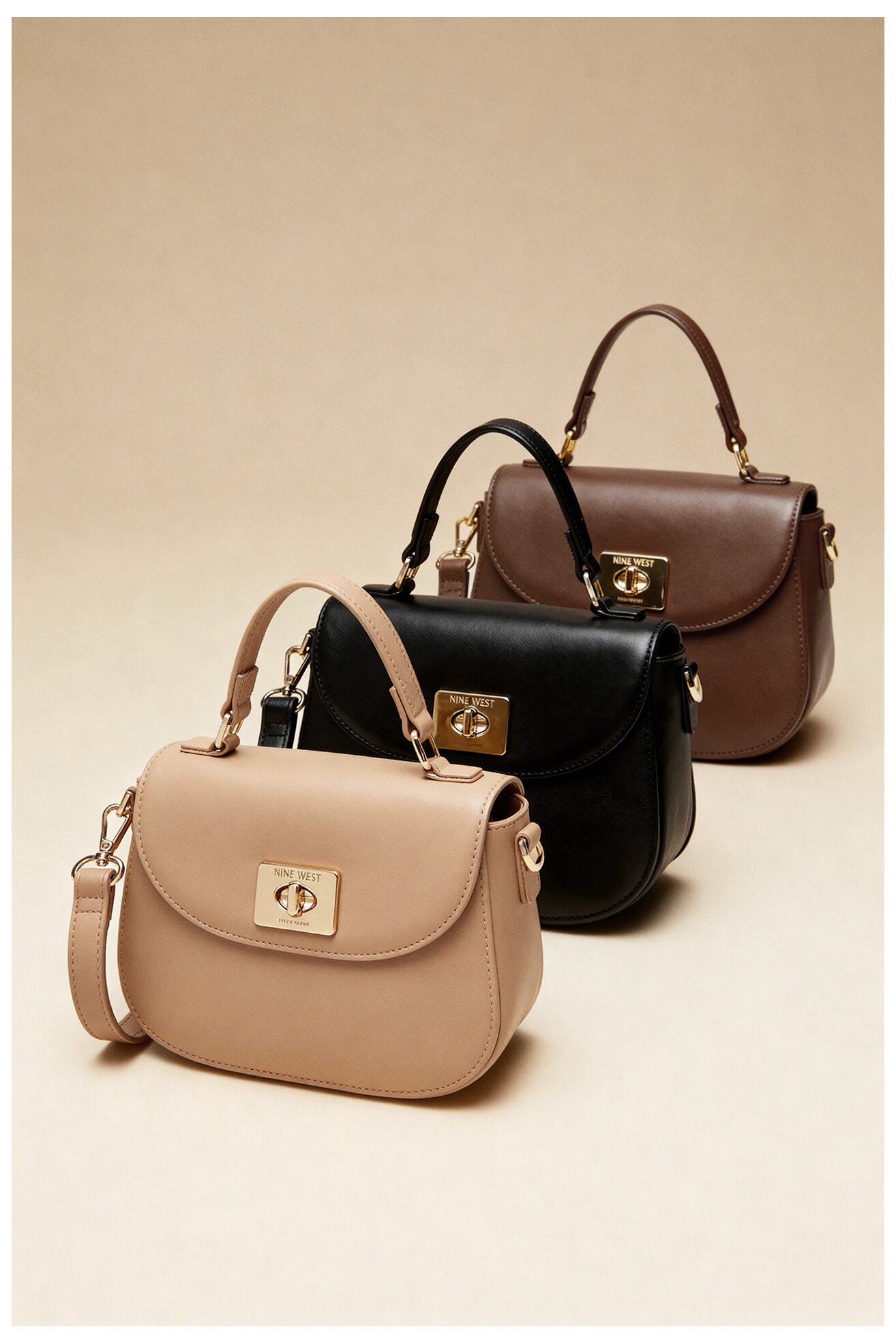 Geantă de mână NINE WEST CEO-TENNESSEE-LDA8205 BEJ