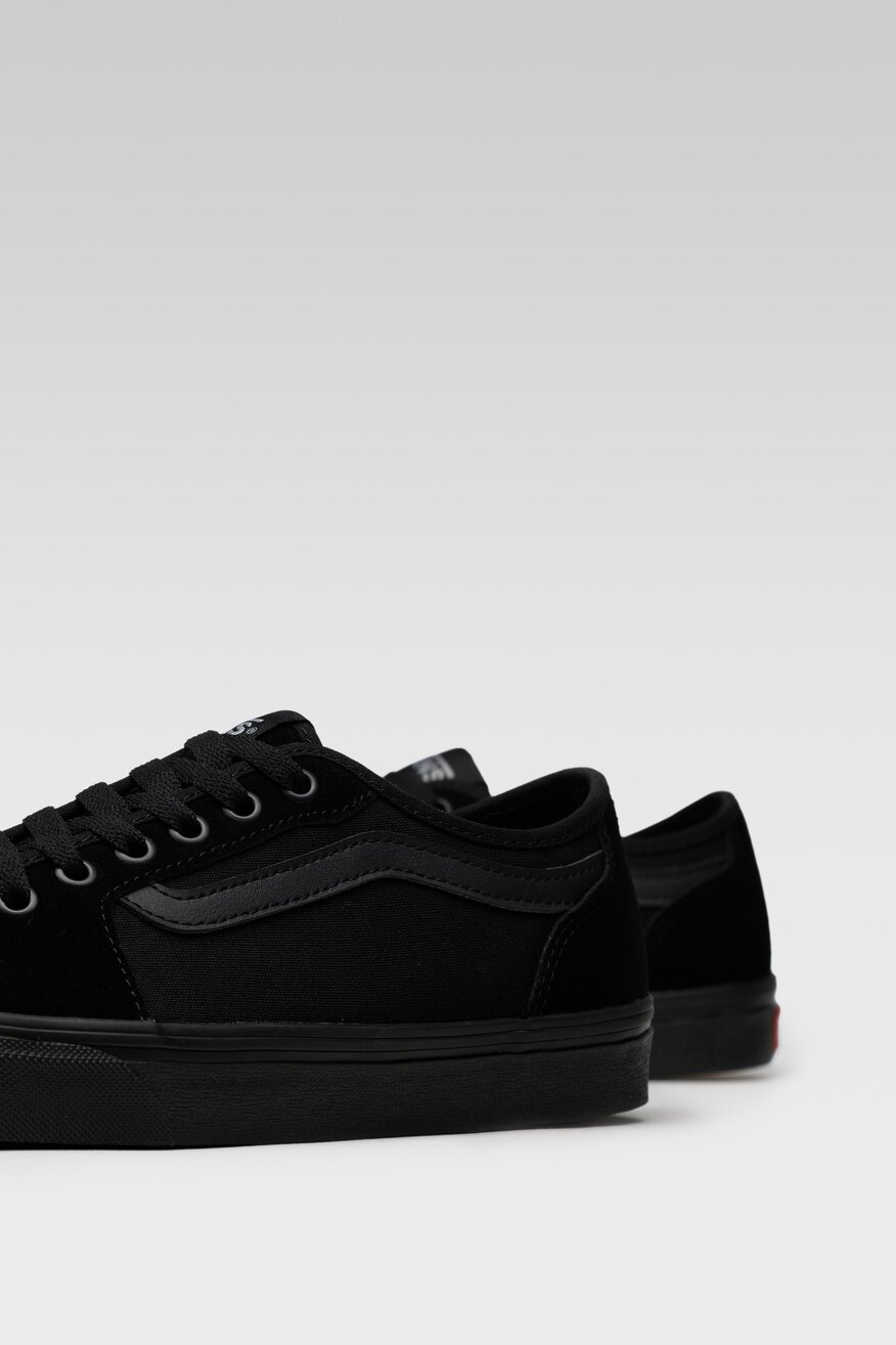 
                Vans - Skórzane trampki czarne - 5904248056292