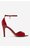 Sandały NINE WEST S4S16766 Czerwony