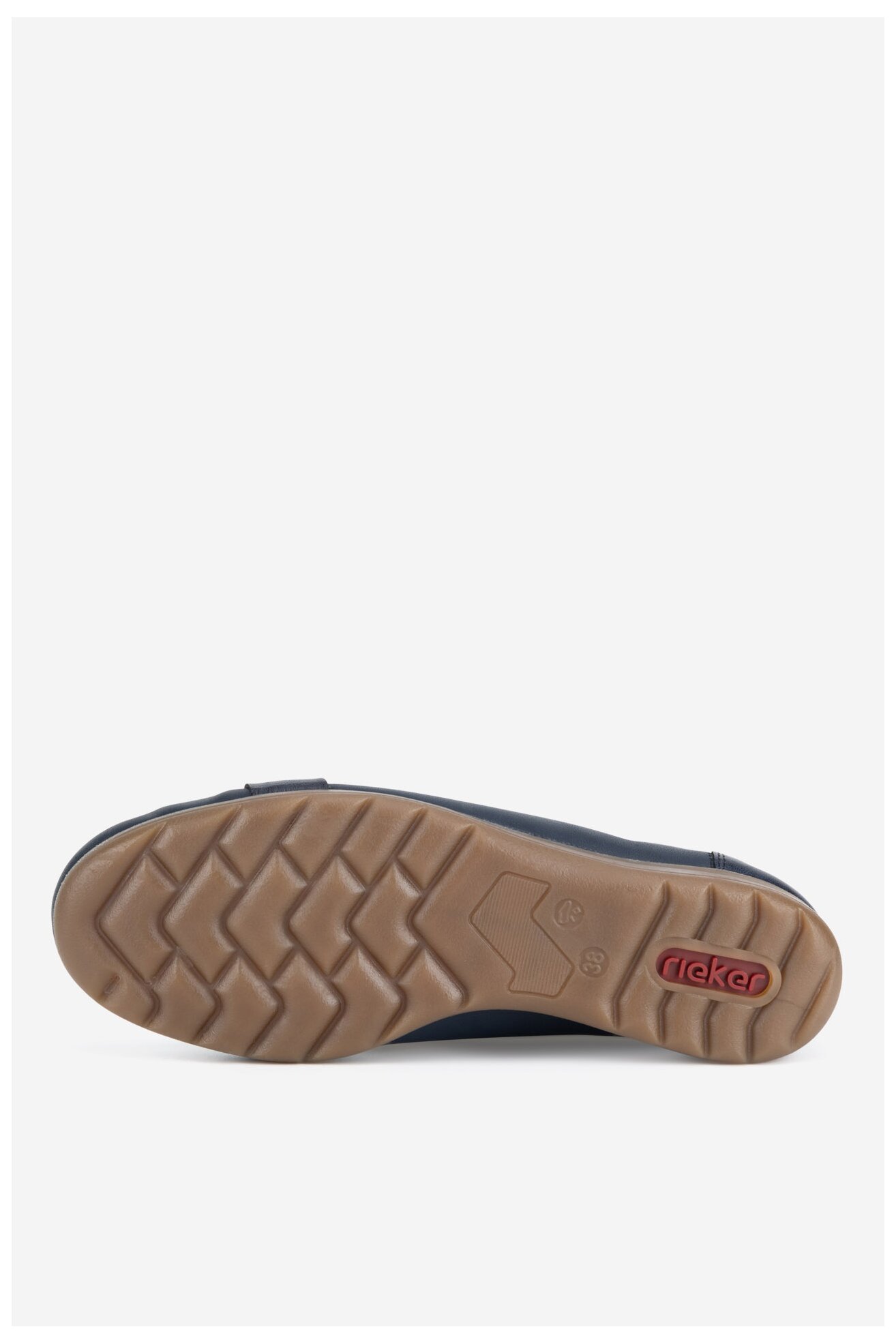 Baleriny Rieker L9360-14 Granatowy ciemny