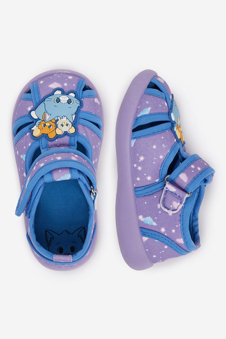 
                Чехли TOM&JERRY GOKKO  ВИОЛЕТОВ - 5906751255803