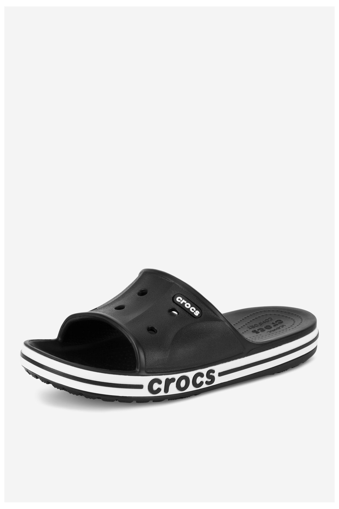 Klapki basenowe Crocs BAYABAND SLIDE 205392-066 Czarny