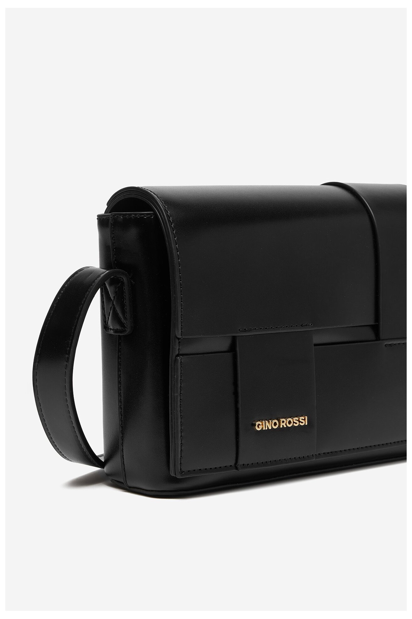 Сумка З Ремінцем Gino Rossi C-KY185 ЧОРНИЙ
