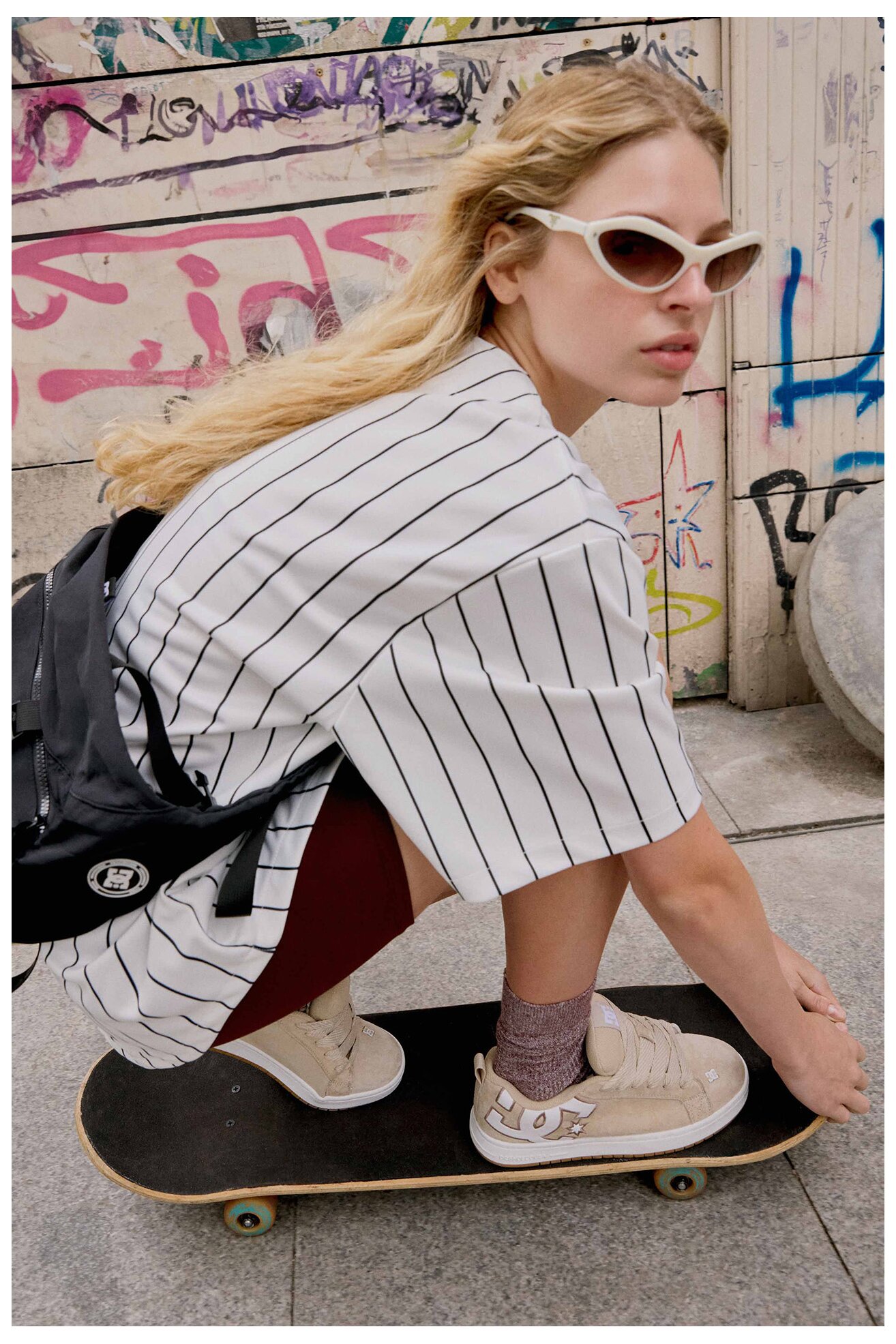 Кросівки спортивні DC Shoes V5-10116 БЕЖЕВИЙ