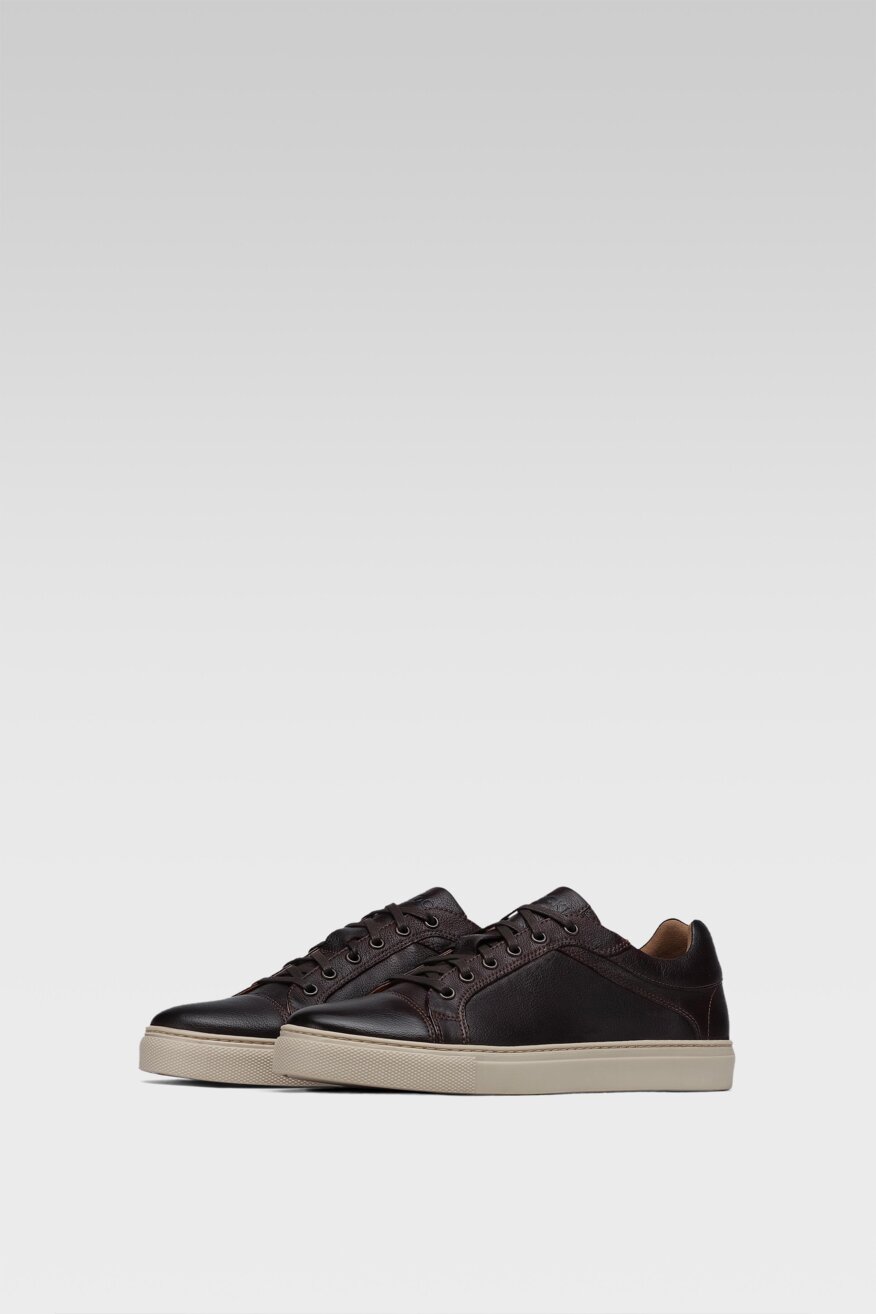 
                Lasocki for men - Skórzane półbuty brązowe - 5903698245683