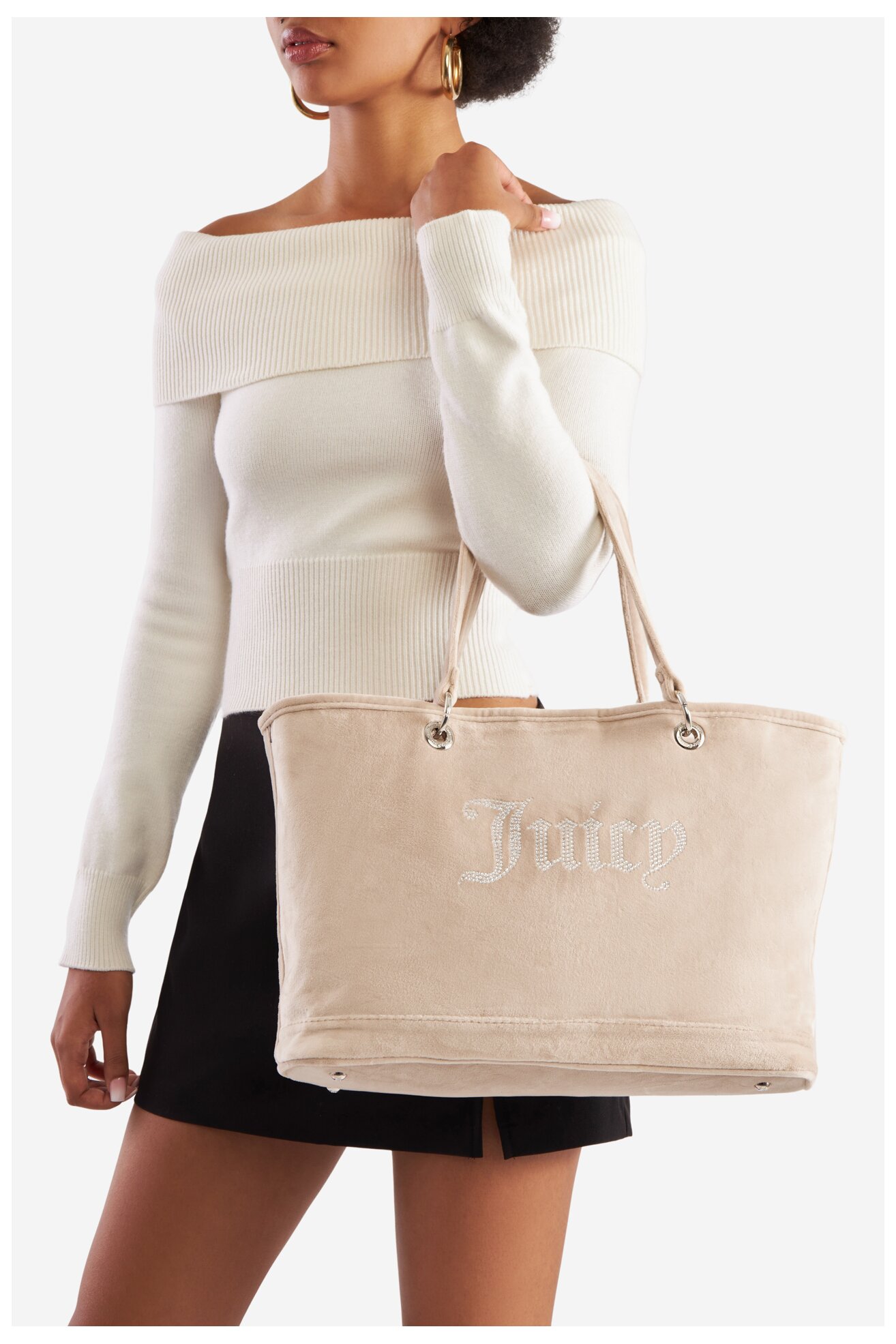 Сумка З Ремінцем Juicy Couture BEJXT5463WPO БЕЖЕВИЙ