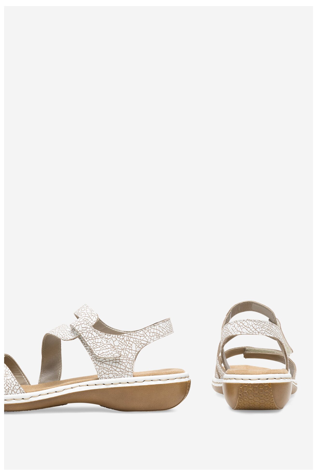 Sandale Rieker 659C7-81 ALB