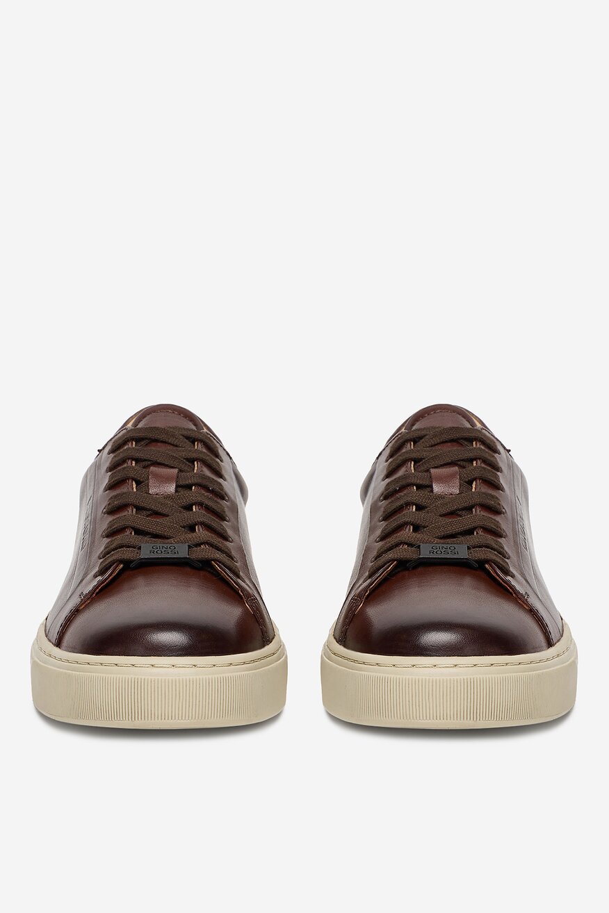 Gino Rossi - Sneakersy skórzane - 5906751398418