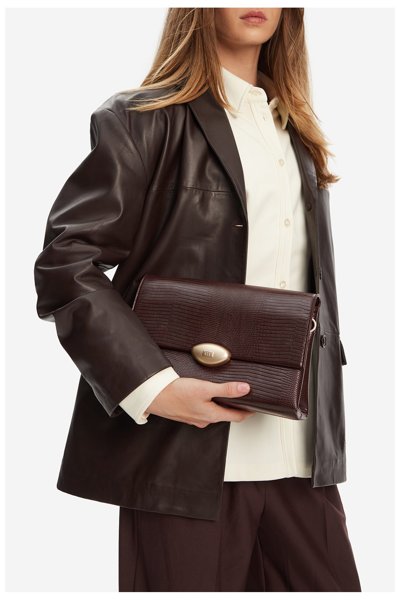 Torebka Gino Rossi CEO-LAILA-KQ034 Brązowy