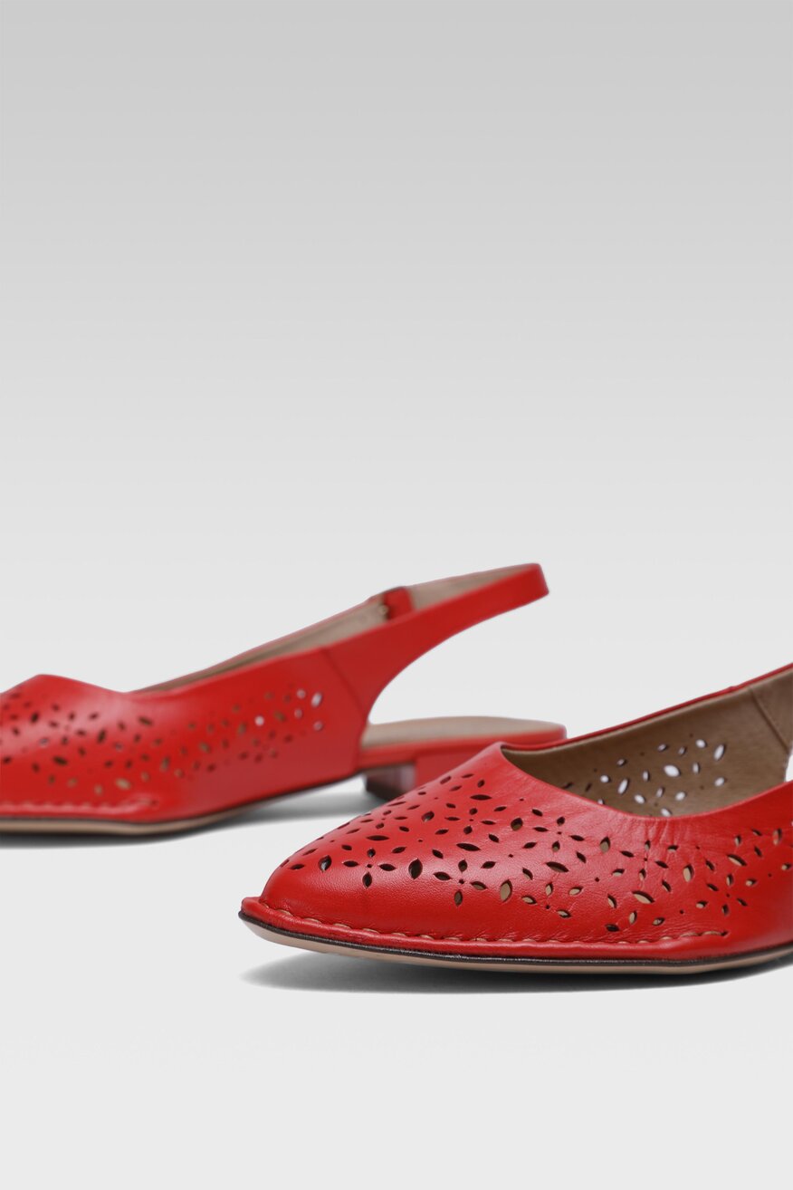 
                Sergio Bardi - Skórzane sandały ażurowe - 5904248666552