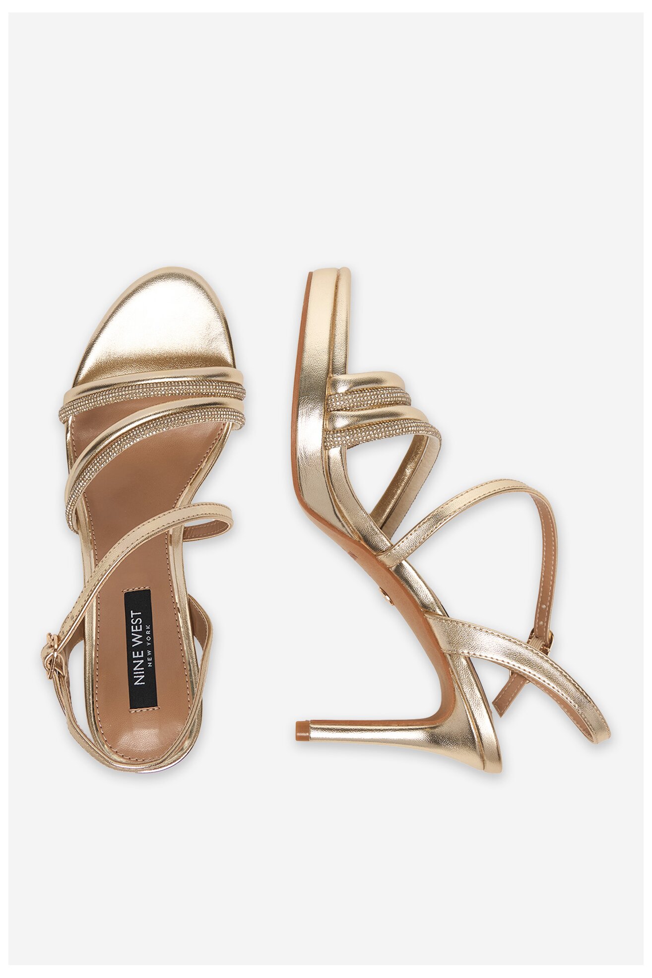 Сандали NINE WEST CEO-25120-2508 ЗЛАТИСТ