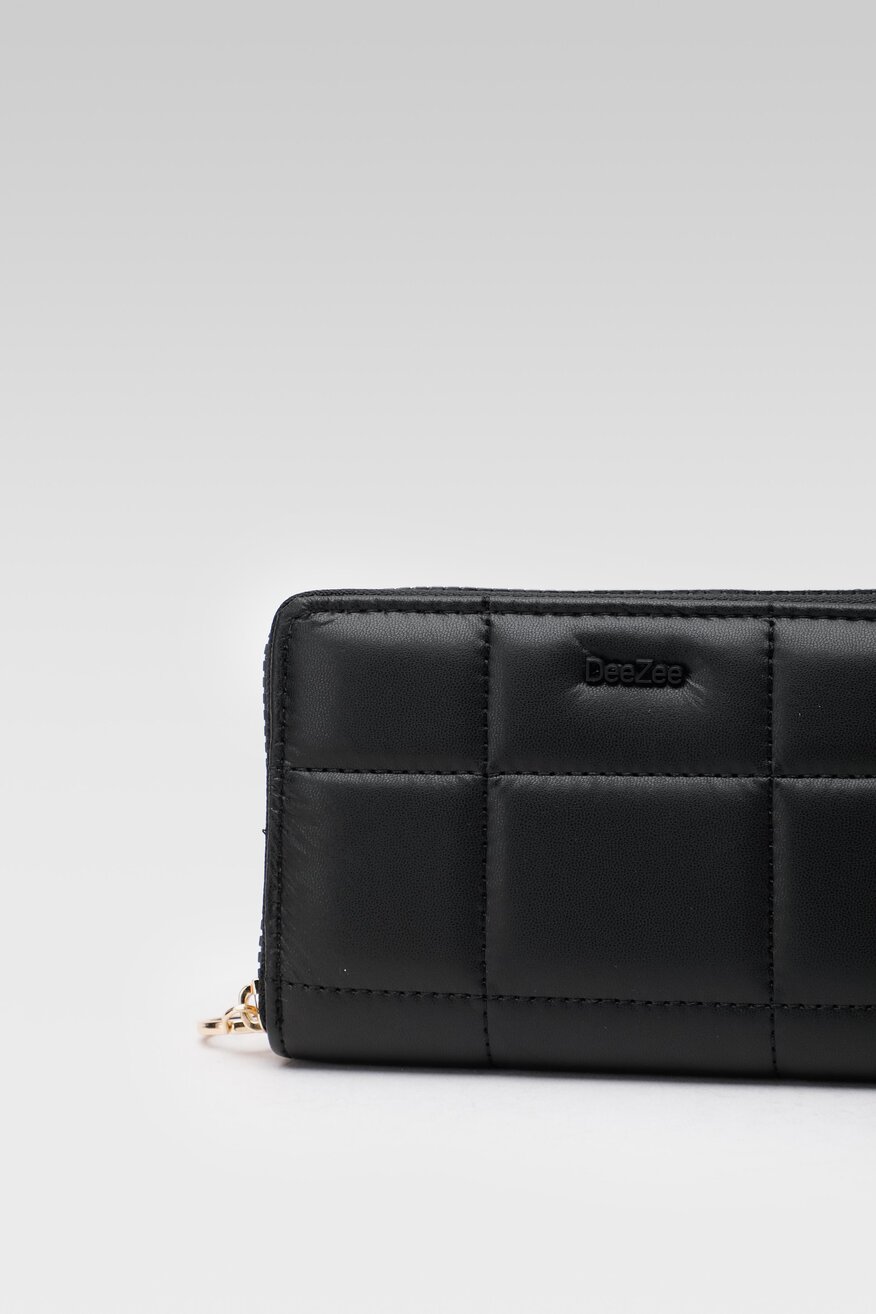 
                DeeZee - Duży portfel damski czarny - 5904862367309