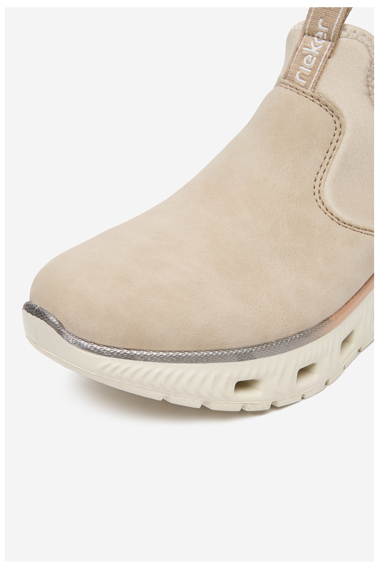 Półbuty Rieker M6053-62 Beżowy