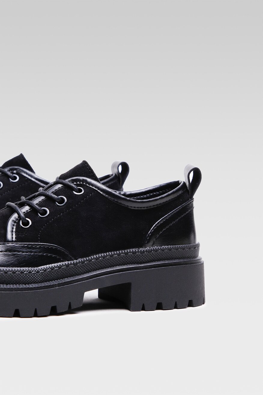 
                Jenny Fairy - Półbuty czarne sznurowane - 5904248168223