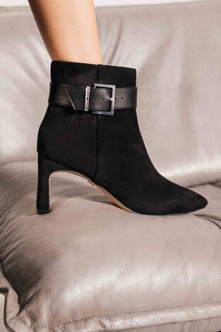 Kratke čizme NINE WEST CEO-LAMIA-01 CRNA
