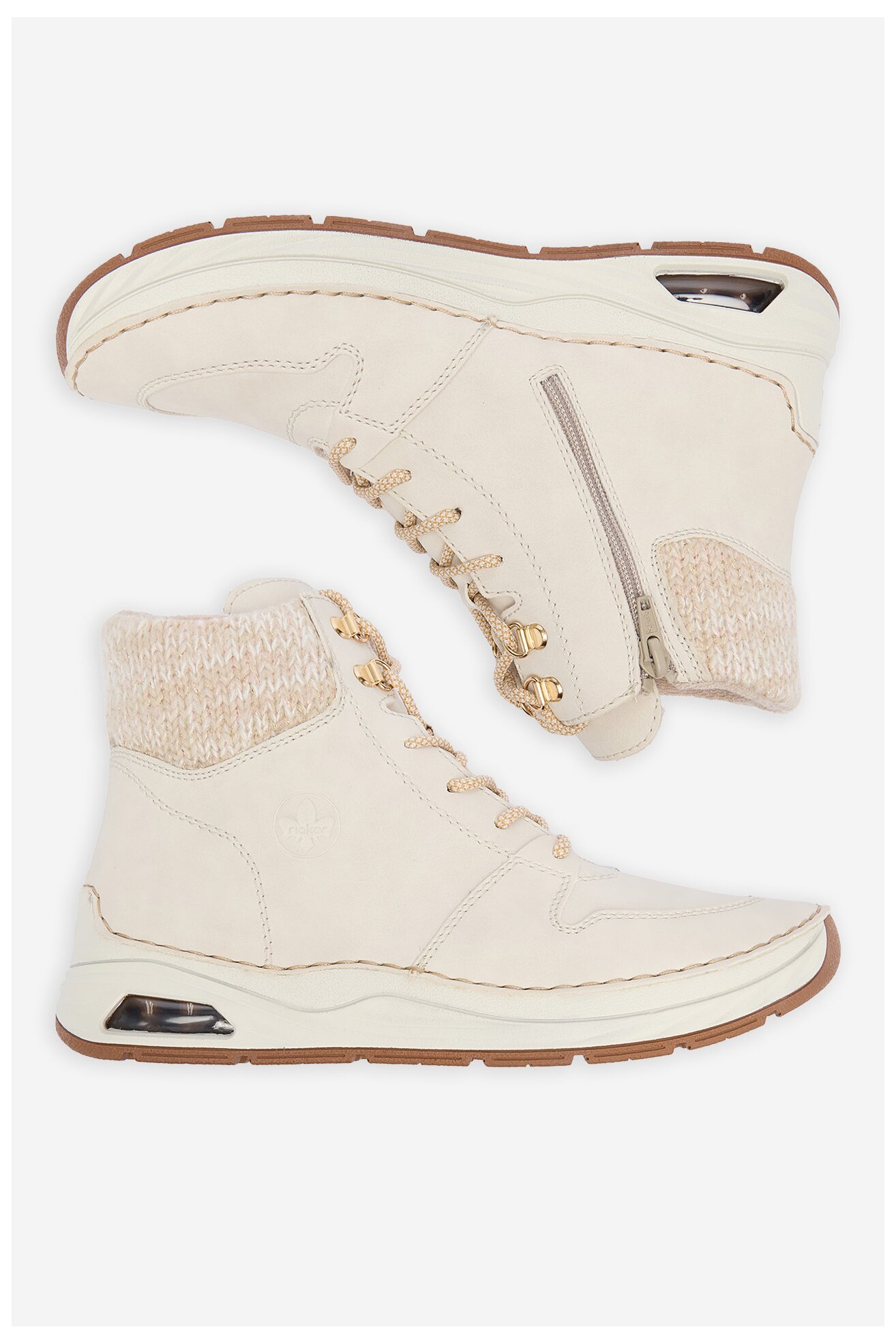 Trzewiki Rieker 44555-60 Beżowy