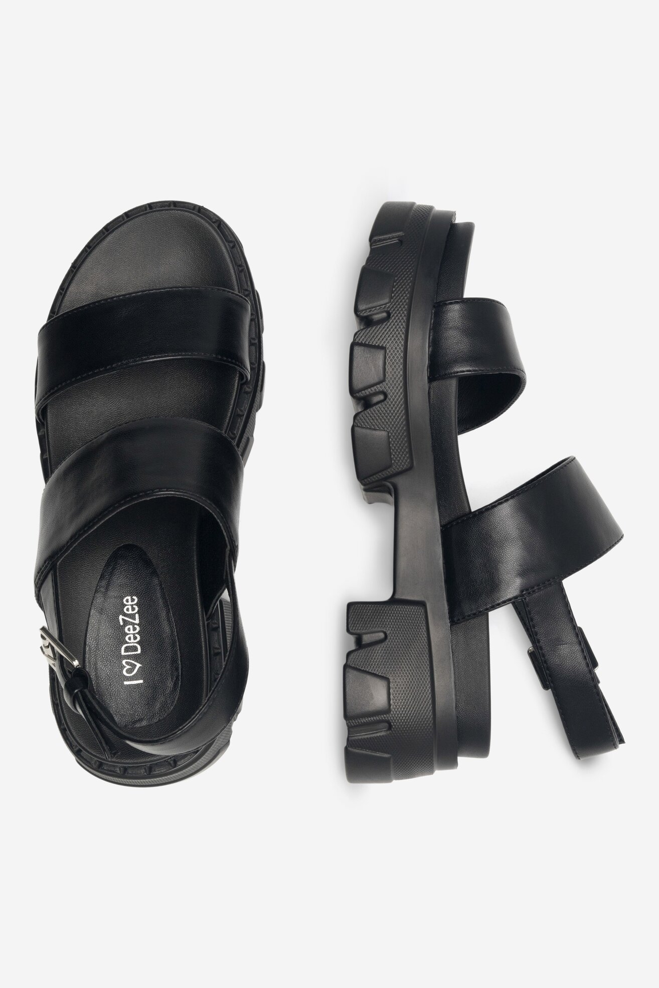 Sandały DeeZee FUTURE NOSTALGIA WS87666-3 Czarny